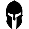 Spartan Helmet / Mask Decal / Sticker 12