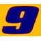 9 Race Number 2 COLOR Decal / Sticker c