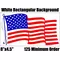 8x4.5 Inch American Flag Decals / Stickers in BULK