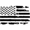 Distressed American Flag Decal / Sticker