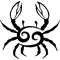 Cancer Zodiac Symbol Decal / Sticker 02