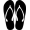 Flip-Flops Decal / Sticker