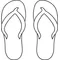 Flip-Flops Decal / Sticker 02