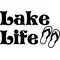 Lake Life Flip-Flops Decal / Sticker 01