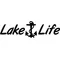Lake Life Anchor Decal / Sticker 05