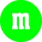 Green M&M Decal / Sticker 30