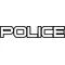 Decepticon Police Lettering Decal / Sticker 06