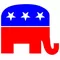 Republican Elephant GOP Decal / Sticker 01