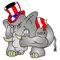 Republican Elephant GOP Decal / Sticker 02