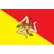 Sicilian Flag Decal / Sticker 01