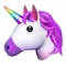 Emoji Unicorn Decal / Sticker 09