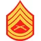 USMC Gunnery Sergeant Chevron Decal / Sticker 03