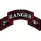 2nd Ranger Battalion Scroll Decal / Sticker 01