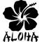 Aloha Flower Decal / Sticker 04