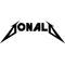 Donald Metallica Style Decal / Sticker 01