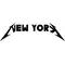 New York Metallica Decal / Sticker 04