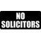 No Solicitors Decal / Sticker 01