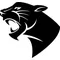 Cougars / Panthers Mascot Decal / Sticker 01