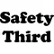 Safety Third Decal / Sticker 02