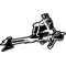 74-Z Speeder Bike Decal / Sticker 02