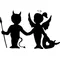 Angel and Devil Decal / Sticker 04