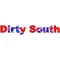 Dirty South Confederate Flag Decal / Sticker 01