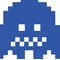 Pac-Man Blue Ghost Decal / Sticker 10