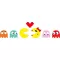 Pac-Man, Ms. Pac-Man Wedding Decal / Sticker 22