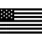 Hopkinson U.S. Navy American Flag Decal / Sticker 01