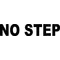 NO STEP Decal / Sticker 02