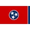 Tennessee Flag Decal / Sticker 01