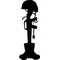 Fallen Soldier Cross Decal / Sticker 02