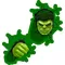 Hulk Cracks Decal / Sticker 09