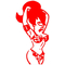 Leela in a bikini Decal / Sticker 14