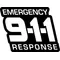 Emergency Response 911 Decal / Sticker 04