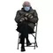 Bernie Sanders Mittens Chair Decal / Sticker 01