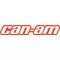 Can-Am Hollow Lettering Decal / Sticker 57