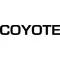 Coyote Lettering Decal / Sticker 03