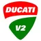 Ducati V2 Decal / Sticker 81