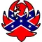 Confederate Flag Hank Williams Jr. Decal / Sticker 09