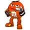 Orange NASCAR M&M Decal / Sticker 64