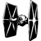 Tie Fighter Decal / Sticker 01