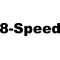 8-Speed Decal / Sticker