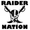 Raider Nation Decal / Sticker 04