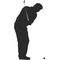 Golfer Golf Decal / Sticker 07