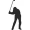 Golfer Golf Decal / Sticker 11