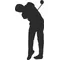 Golfer Golf Decal / Sticker 13