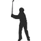 Golfer Golf Decal / Sticker 15