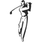 Golfer Golf Decal / Sticker 16