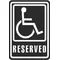 Handicapped Sign Decal / Sticker 01